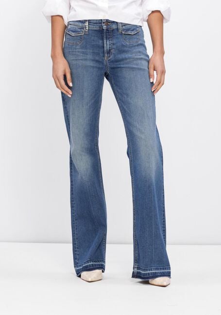 Blauwe CAMBIO Flared jeans FABIENNE POCKET - large