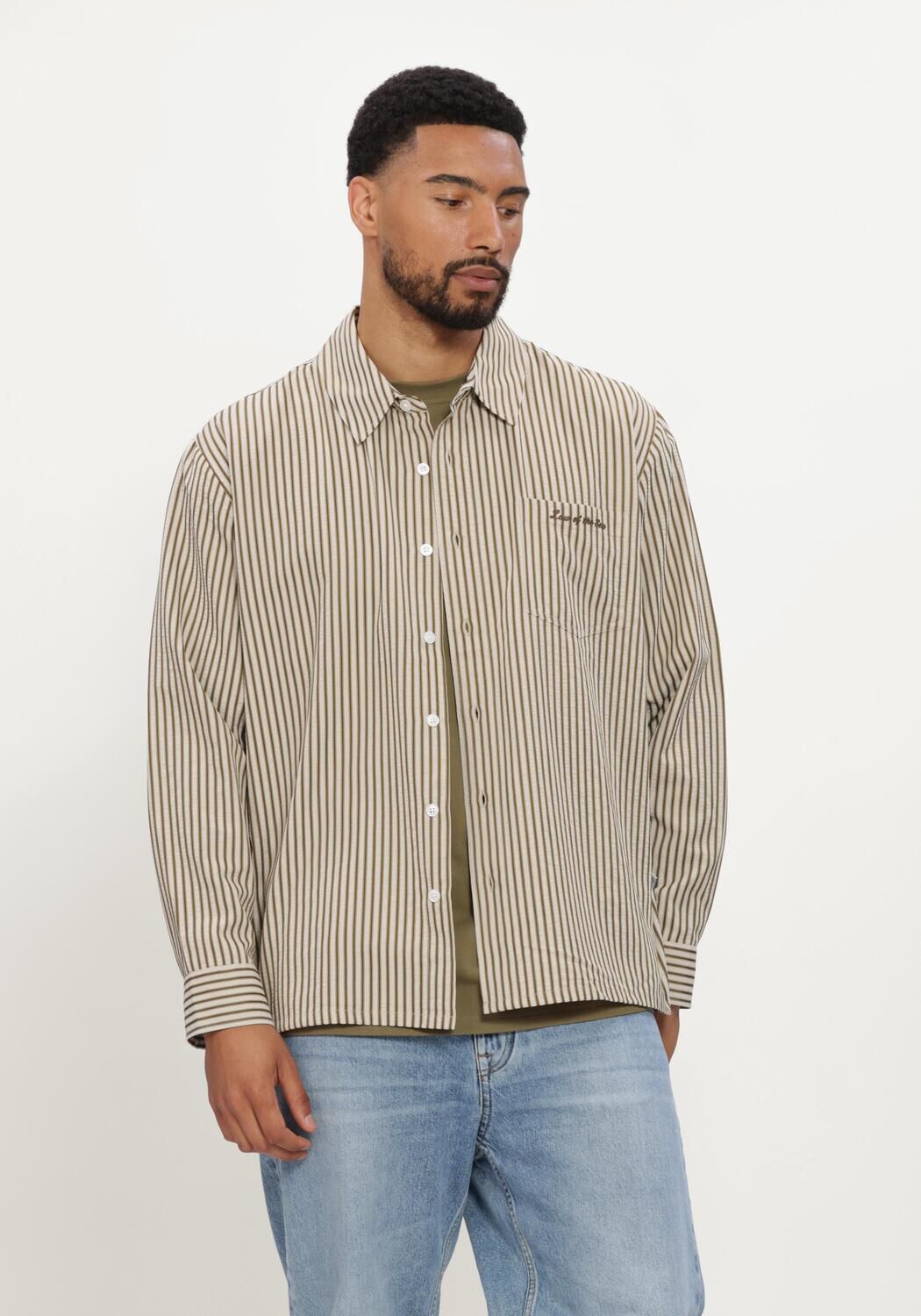 Groene LAW OF THE SEA Casual overhemd STARBOARD - large