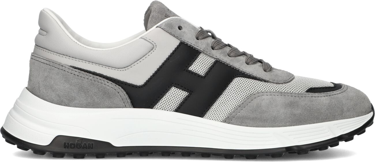 Hogan Lage Sneakers Heren Hyperlight Allac Nuova, Maat: 47, Materiaal: Suède, Kleur: Grijs