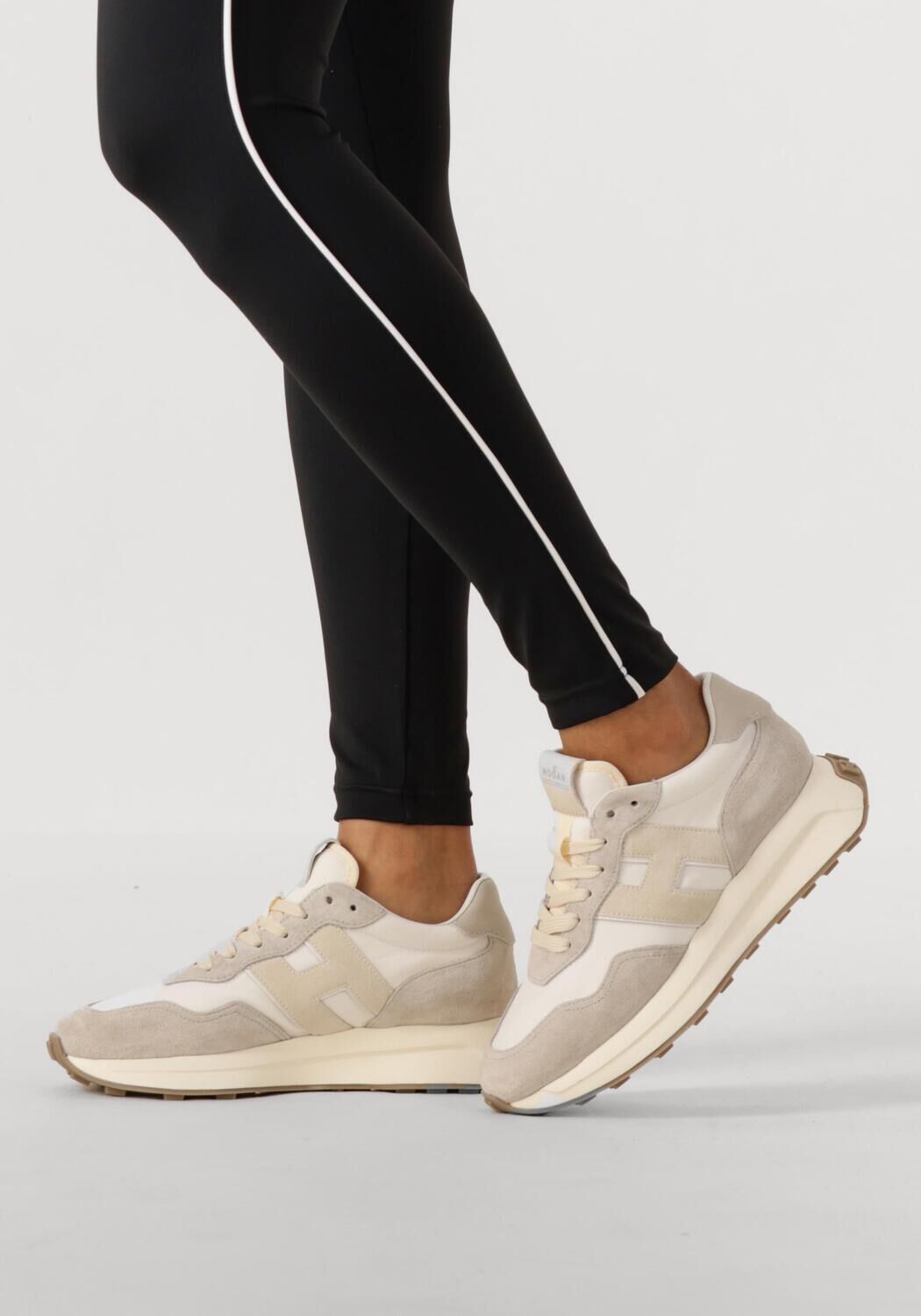 Beige HOGAN Lage sneakers H641 ALLACCIATO H - large