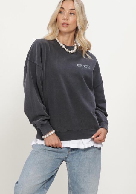 Donkergrijze ANINE BING Trui MILES SWEATSHIRT PALM - large