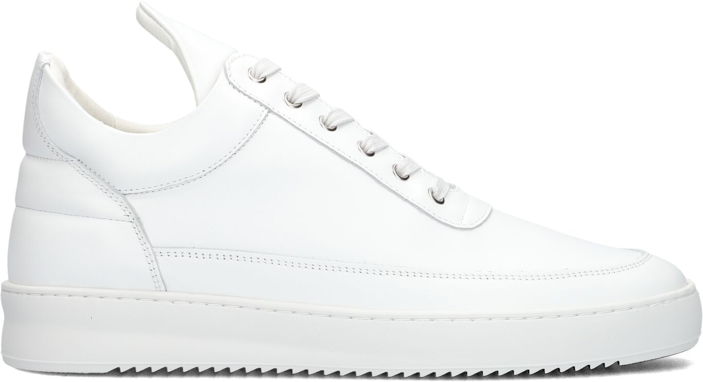 Filling Pieces Lage Sneakers Heren Low Top Ripple, Maat: 46, Materiaal: Leer, Kleur: Wit