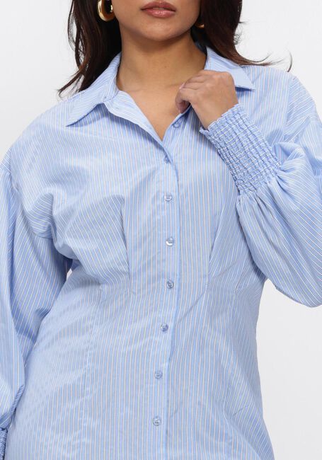 Lichtblauwe BRUUNS BAZAAR Mini jurk BORASSUSBBLINNE DRESS - large