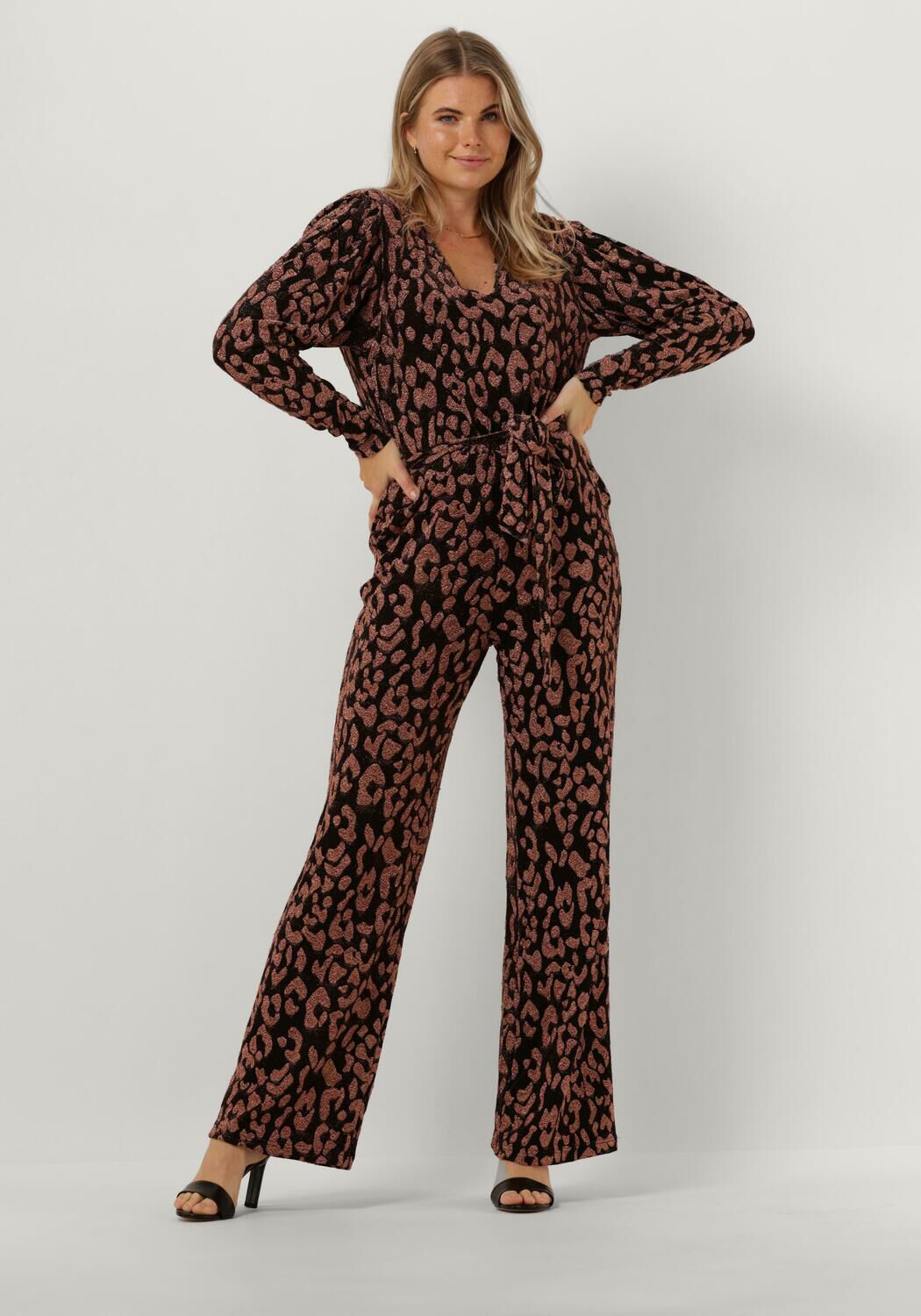 AAIKO Jumpsuit Dames Valerie Pes 163 Jumpsuit, Maat: XL, Kleur: Zwart