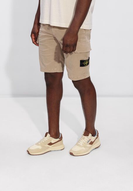 Beige STONE ISLAND Joggingbroek SHORTS S00004 - large