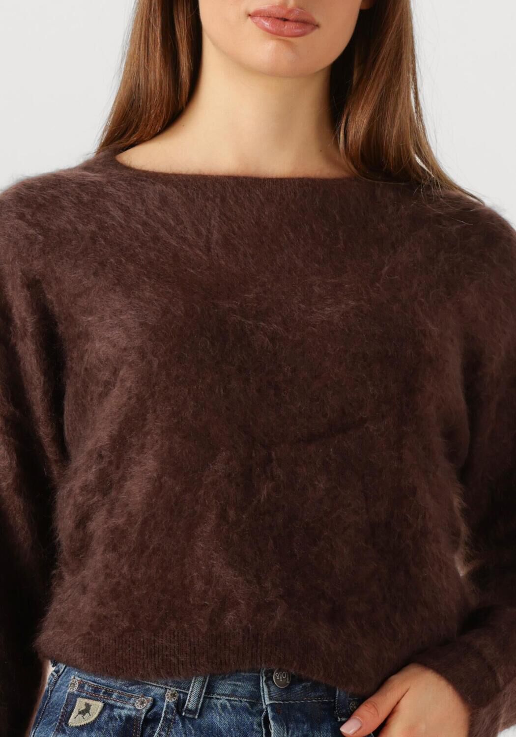Bruine ABSOLUT CASHMERE Trui ZOE - large