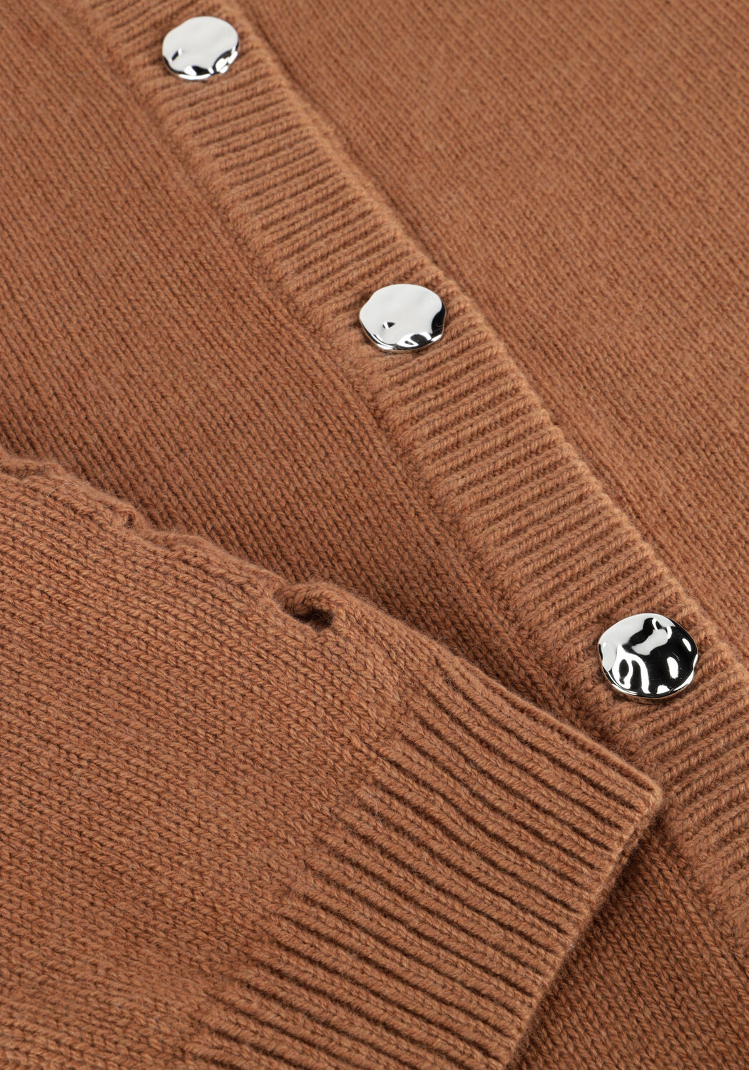 Camel DANTE6 Trui HABY BRAIDED CARDIGAN - large