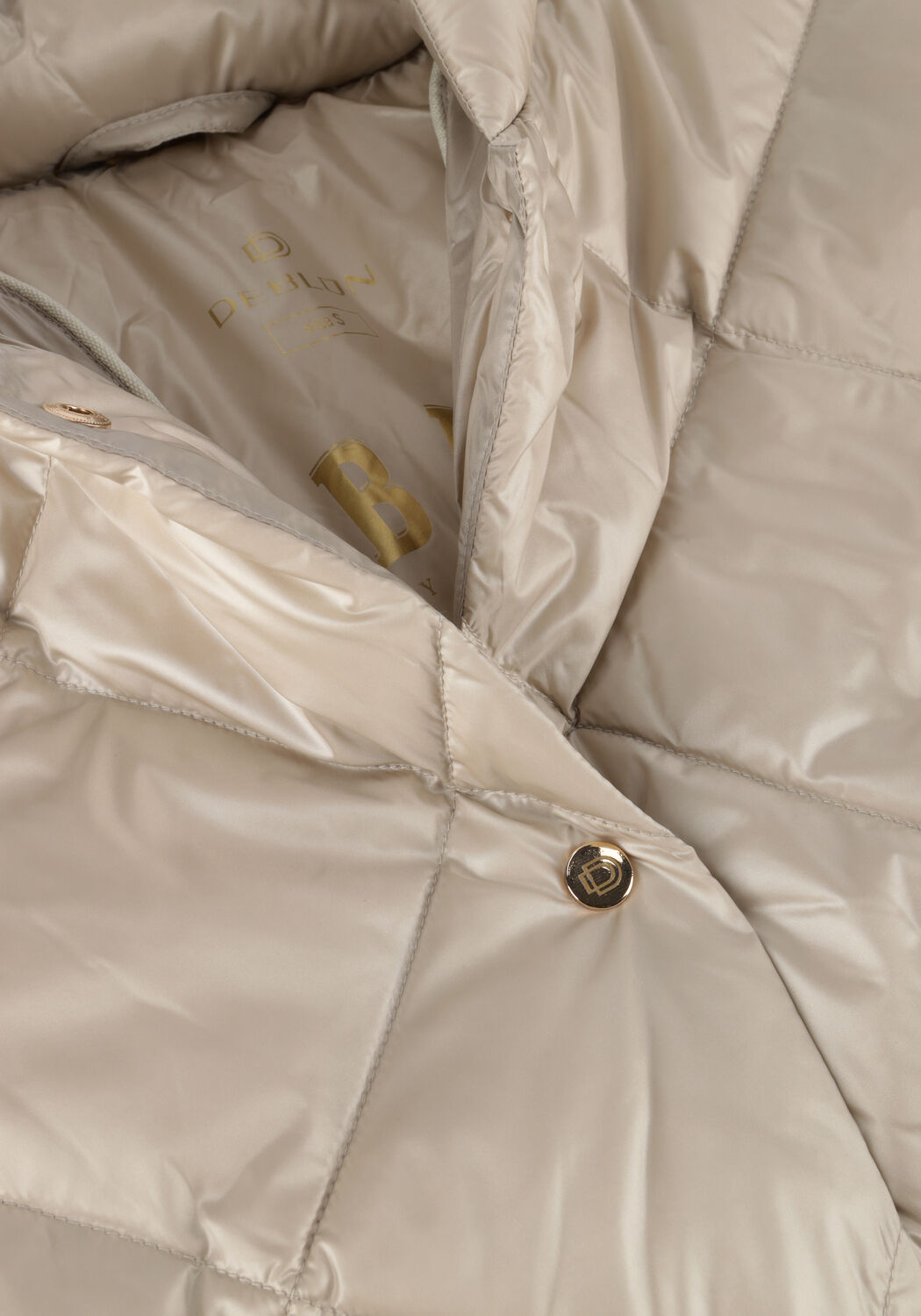 Beige DEBLON SPORTS Gewatteerde jas SCARLET - large