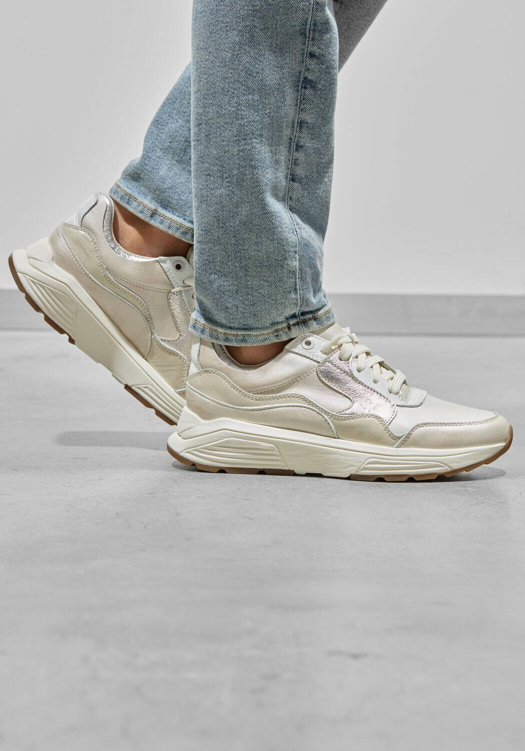 Witte XSENSIBLE Lage sneakers GOLDEN GATE LADY - large