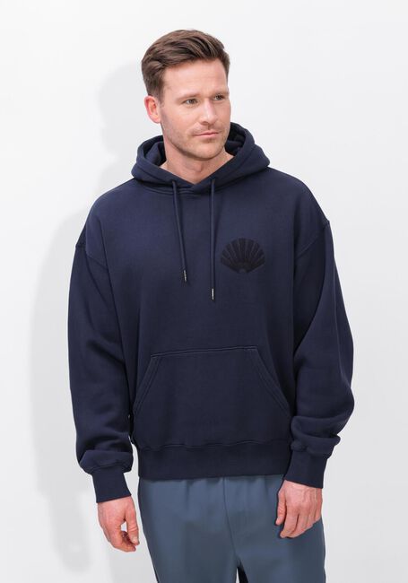 Donkerblauwe NEW AMSTERDAM SURF ASSOCIATION Sweater CHOP HOODIE - large