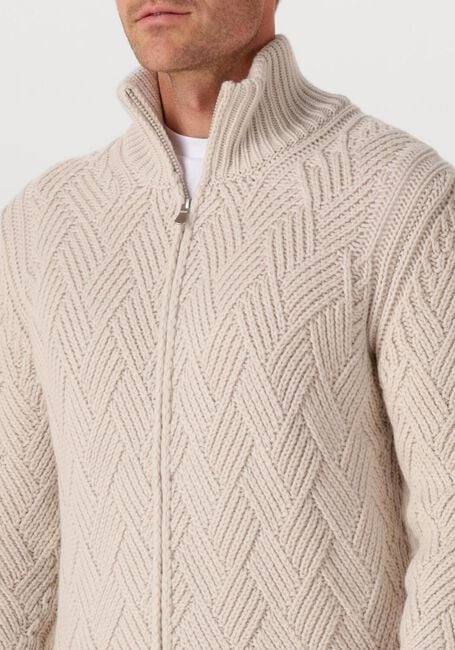Beige GRAN SASSO Truien/vesten JACKET ZIP C 15554 - large