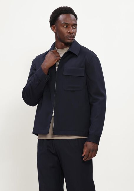 Donkerblauwe LARDINI Overshirt GIUBBINO UOMO EASY WEAR - large