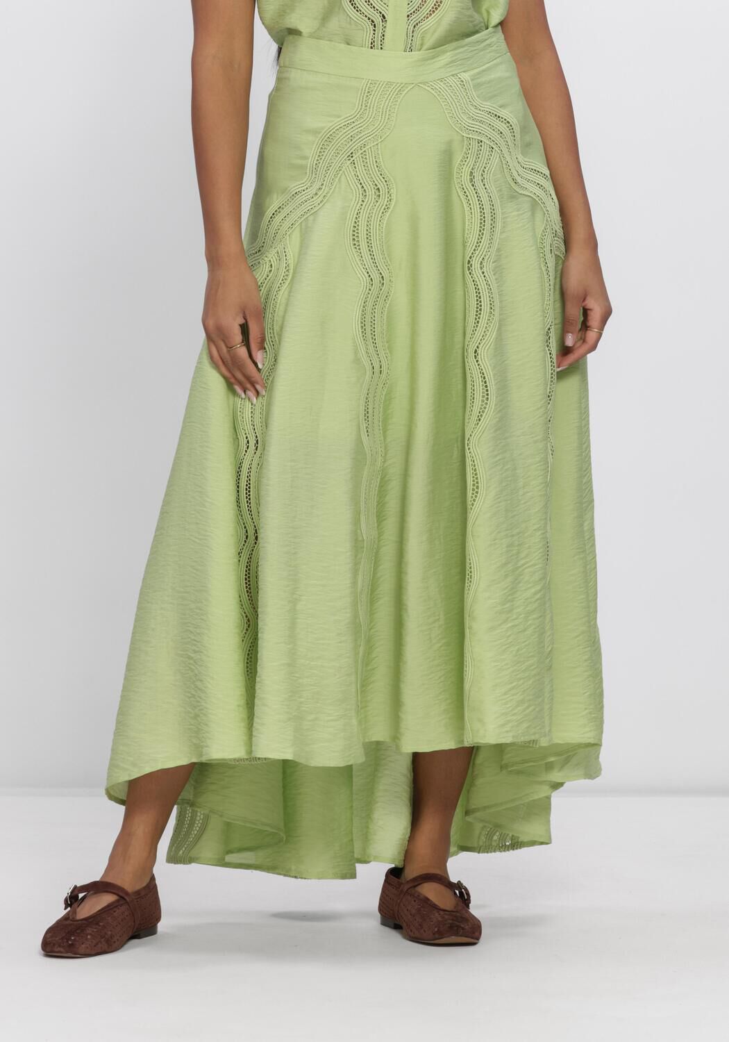 Copenhagen Muse Maxirok Dames Cmcole-skirt, Maat: S, Kleur: Mint afbeelding 1