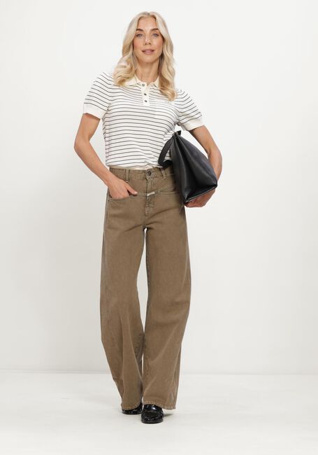 Khaki CLOSED Wide jeans TORI-X - large
