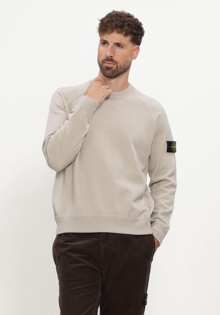 Beige STONE ISLAND Trui CREW NECK S01A1 - large