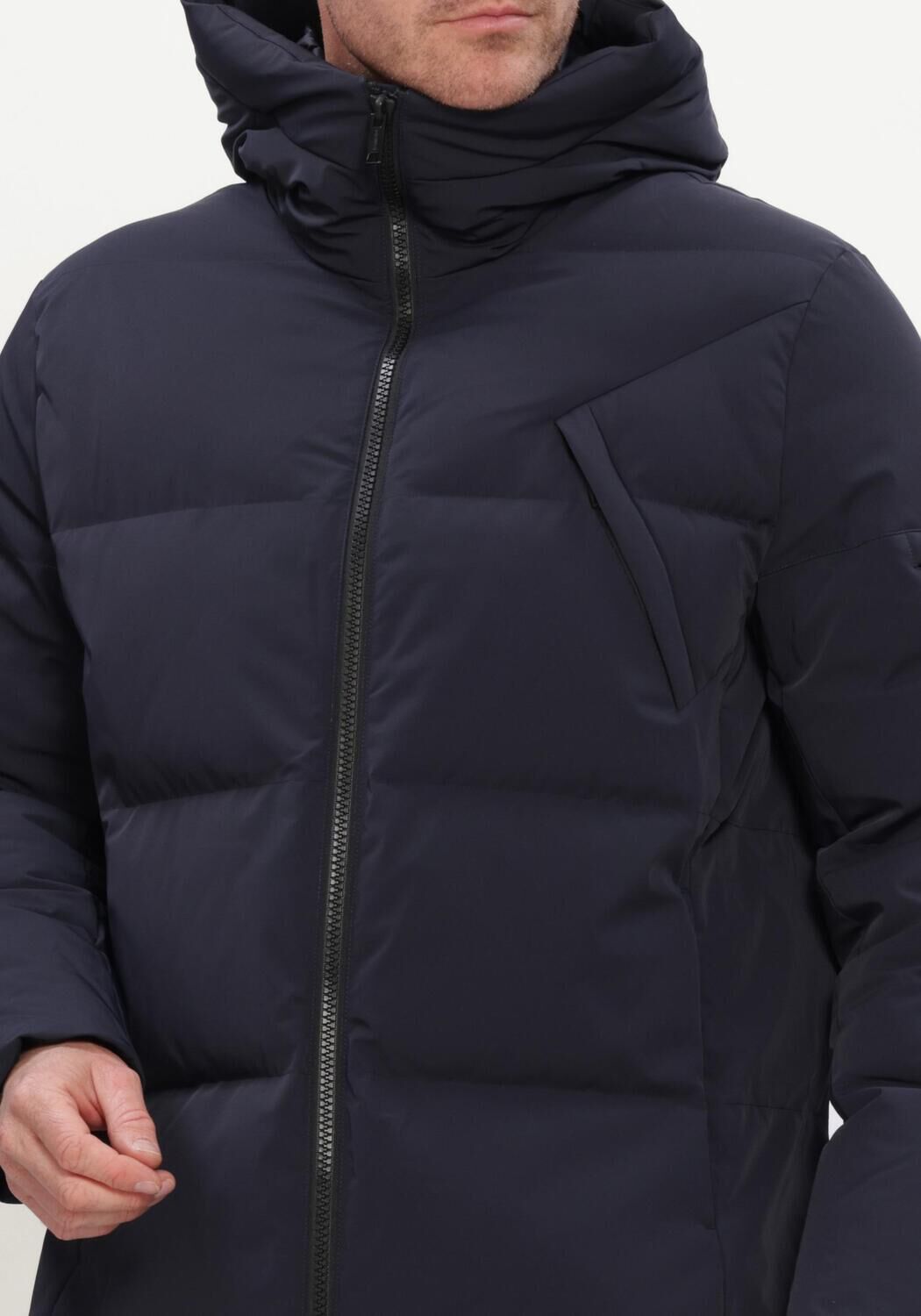 Donkerblauwe GENTI Gewatteerde jas CHRIS - large