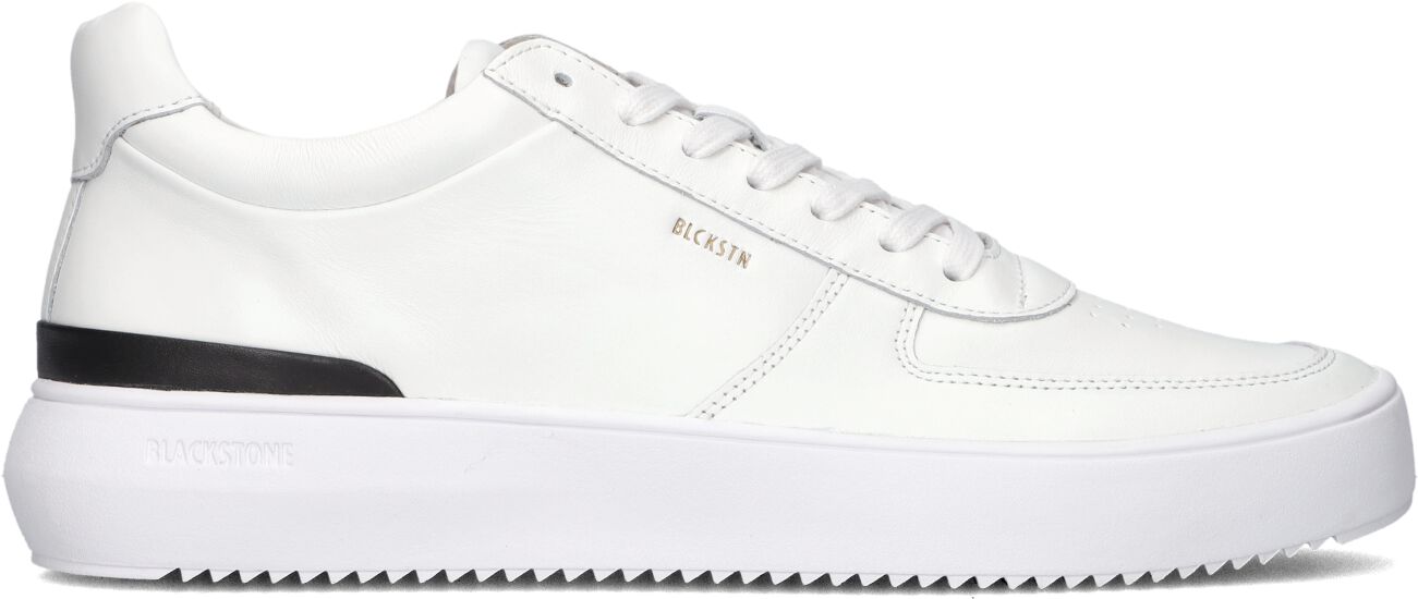 Blackstone Lage Sneakers Heren Bg165, Maat: 47, Materiaal: Leer, Kleur: Wit