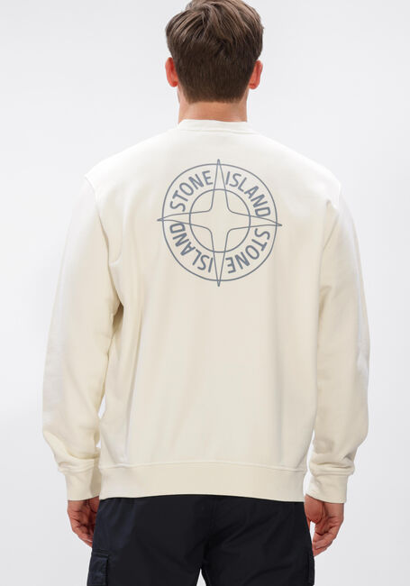 Ecru STONE ISLAND Sweater SWEATSHIRT S0283 - large