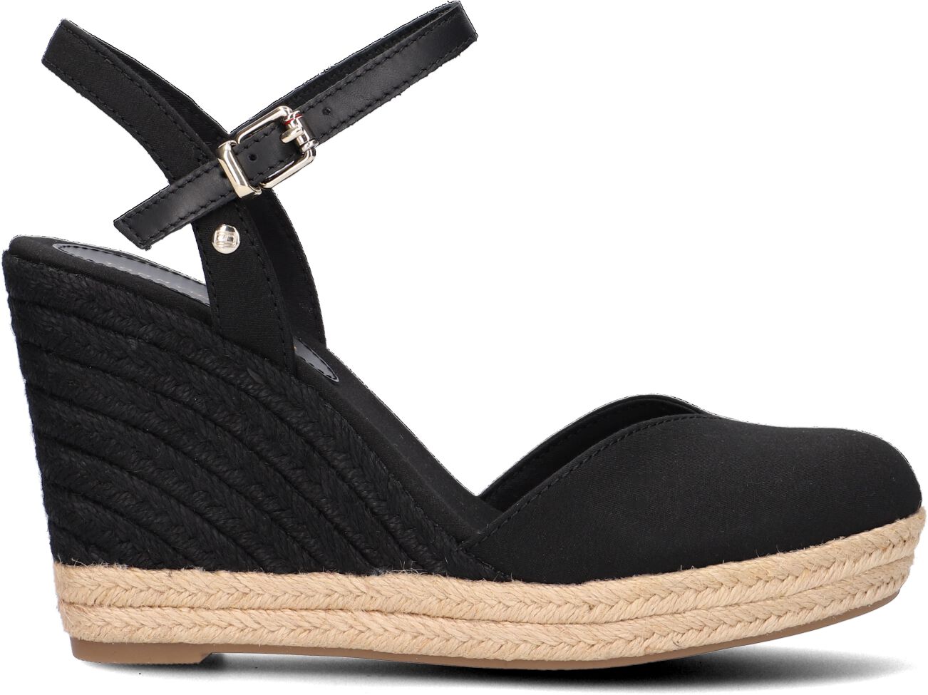 Tommy Hilfiger Espadrilles
Dames Basic Closed Toe High Wedge, Maat: 39, Materiaal: Canvas, Kleur: Zwart