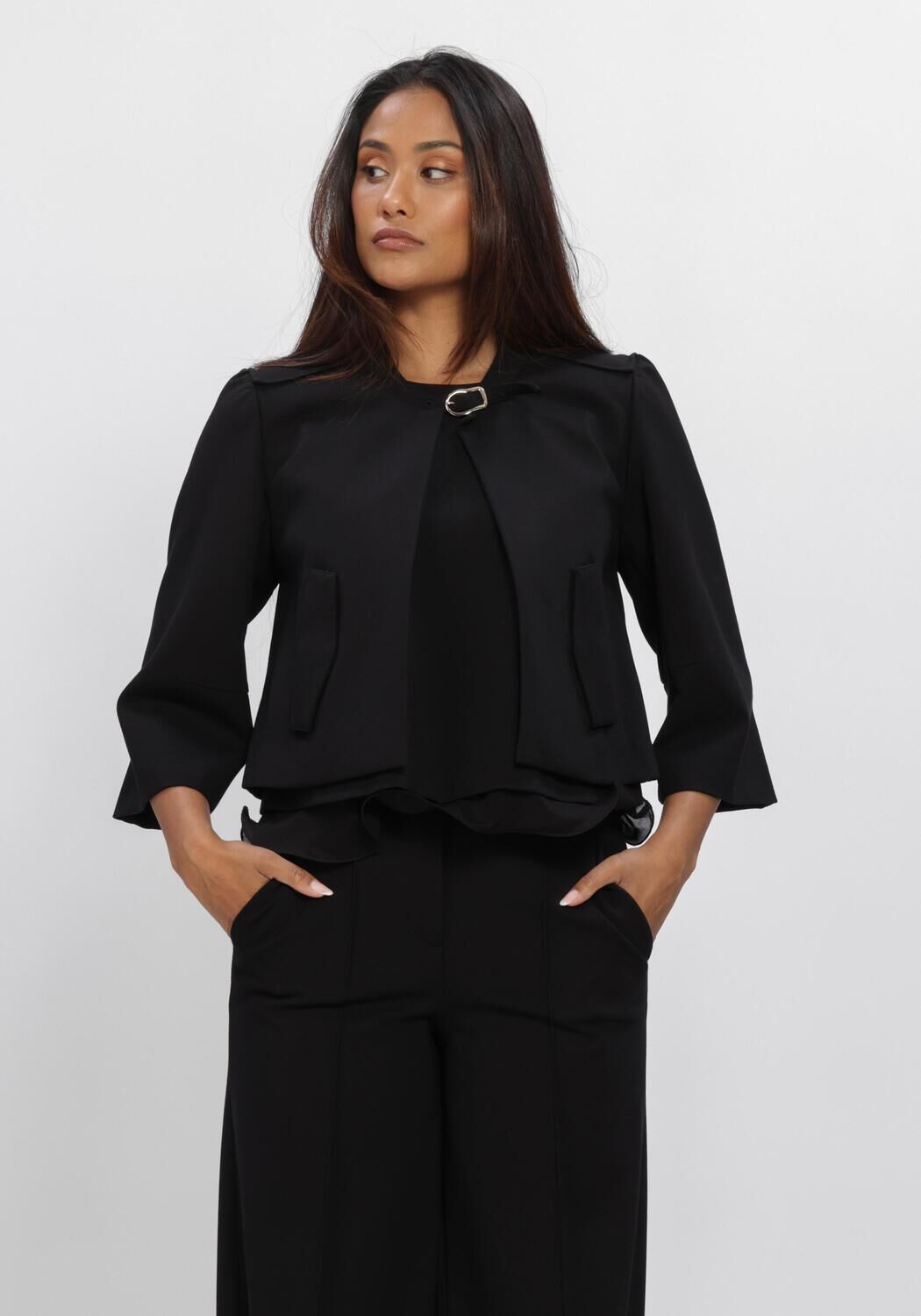 Zwarte DOROTHEE SCHUMACHER Blazer EMOTIONAL ESSENCE JACKET - large