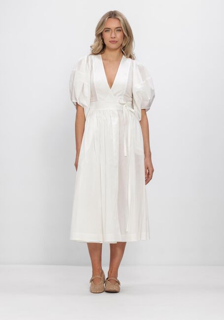 Witte VANESSA BRUNO Maxi jurk GELY - large