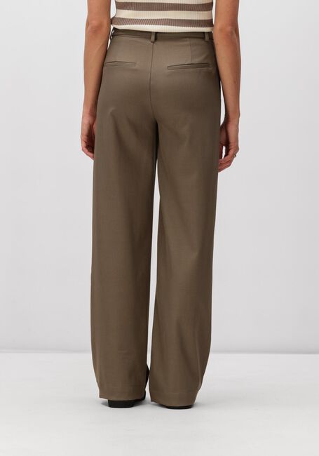 Olijf CO'COUTURE Wijde broek LUNA BELT CREASE PANT - large