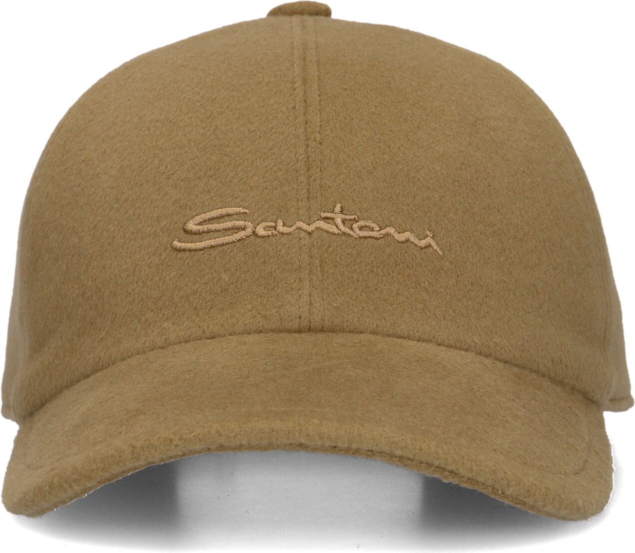 Santoni Santoni Pet Heren Berretto Tessuto-amcpc0043xx-xbs1c40, Materiaal: Cashmere, Kleur: Camel