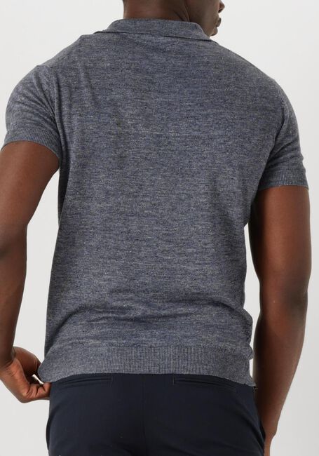 Blauwe GENTILUOMO Polo POLO NO BUTTON SS K2020-275 - large