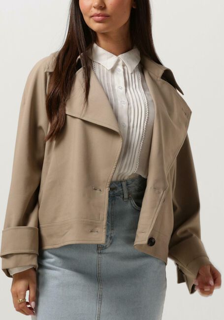 Beige SECOND FEMALE Jack SILVIA TRENCH JACKET - large