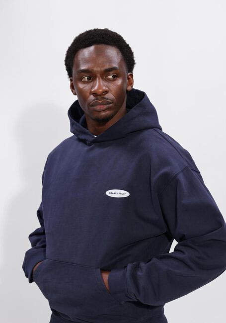 Donkerblauwe BRAM'S FRUIT Sweater F*CK OFF I'M GARDENING HOODIE - large