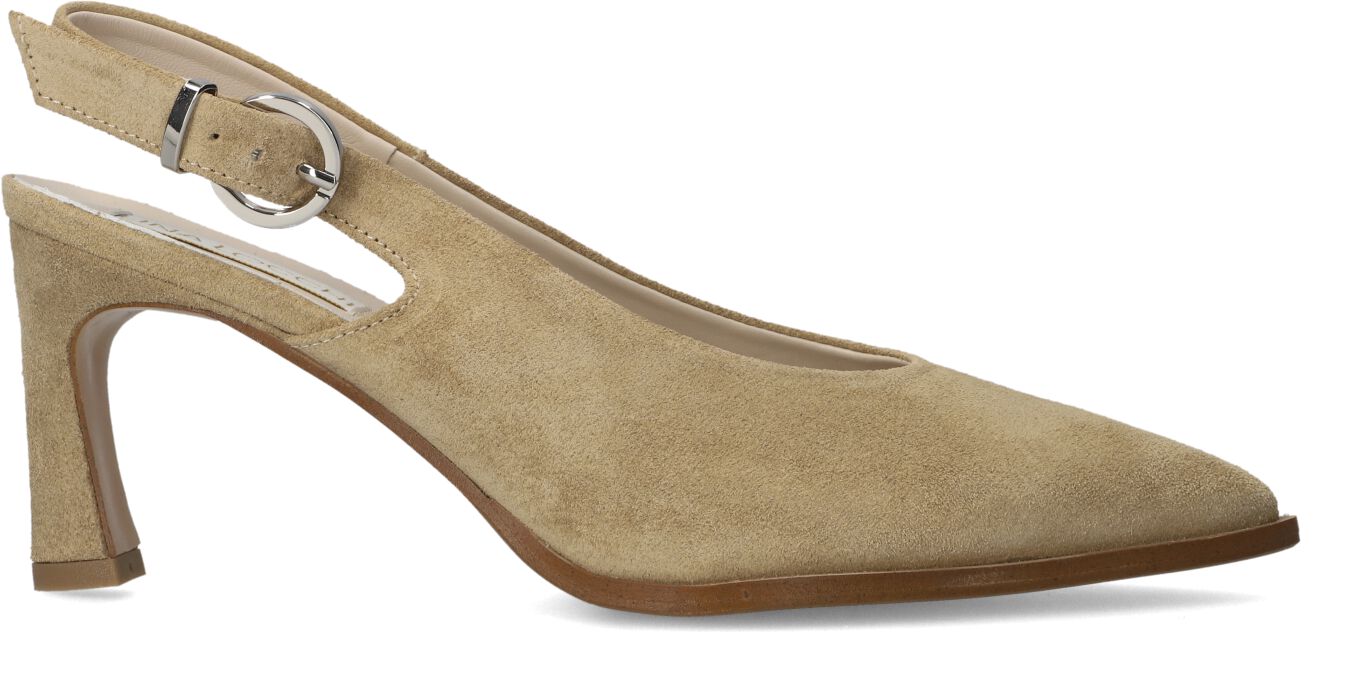 Lina Locchi Slingbacks Dames Az12, Maat: 37, Materiaal: Suède, Kleur: Beige afbeelding 1