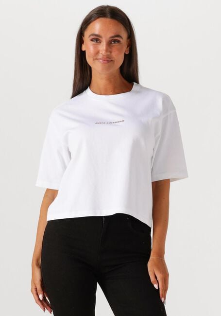Witte AMAYA AMSTERDAM T-shirt BAILEY - large