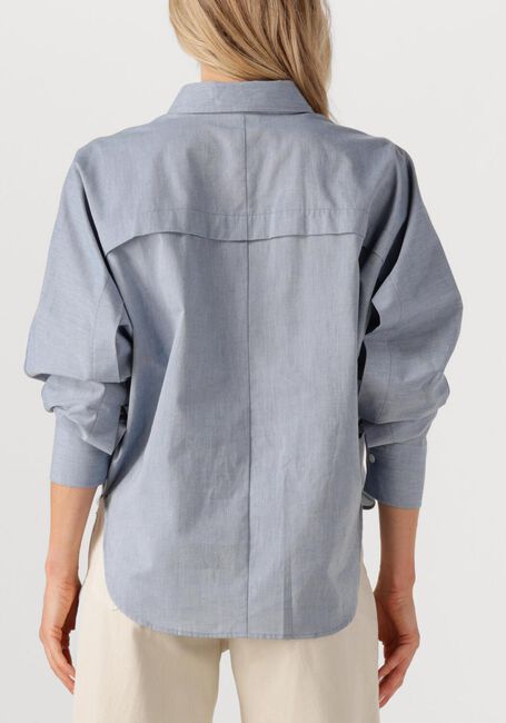 Lichtblauwe CLOSED Blouses PLEATED SHIRT - large
