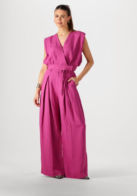 Fuchsia SUNCOO Wijde broek JULIO - large