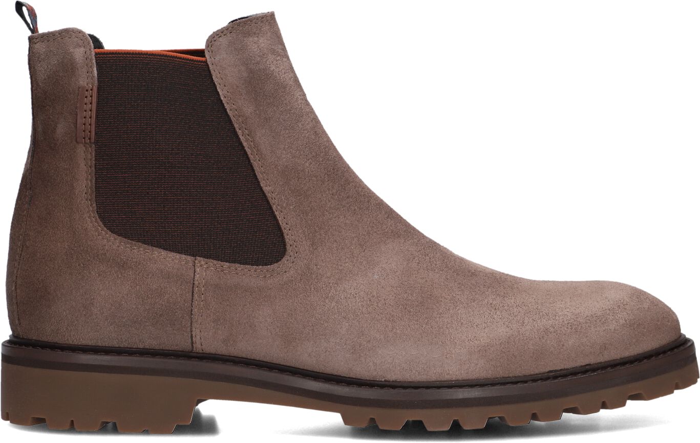 Floris van Bommel Chelsea Boots Heren Sfm-60018, Maat: 45⅓, Materiaal: Suède, Kleur: Taupe