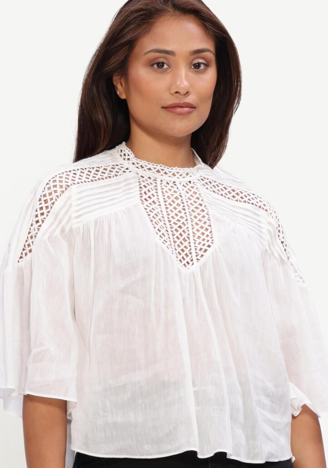 Witte ISABEL MARANT Top PARINA - large
