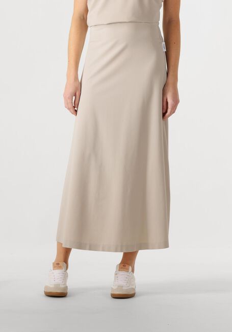 Beige PENN & INK Midirok SKIRT - large