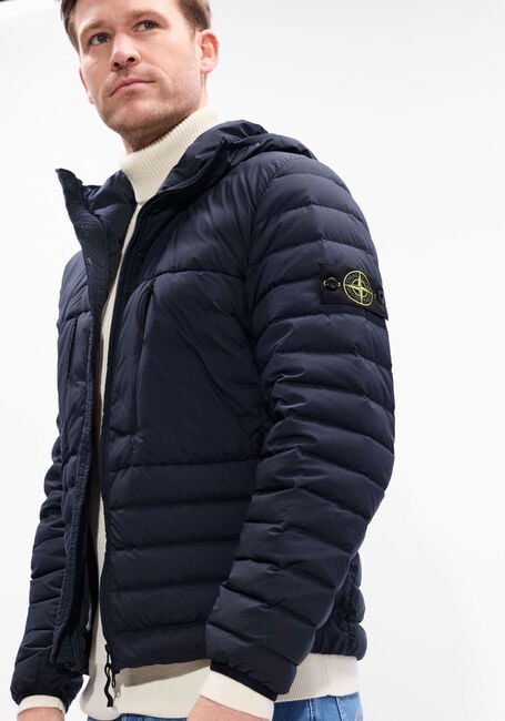 Donkerblauwe STONE ISLAND Gewatteerde jas JACKET Donkerblauwe STONE ISLAND Gewatteerde jas JACKET - large