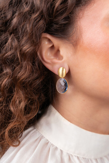 Lila LOTT. GIOIELLI Oorbellen CE QU FRAMED OVAL S - large