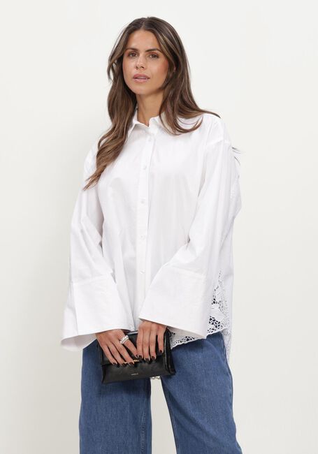 Witte ROTATE Blouses OVERSIZED SHIRT - large