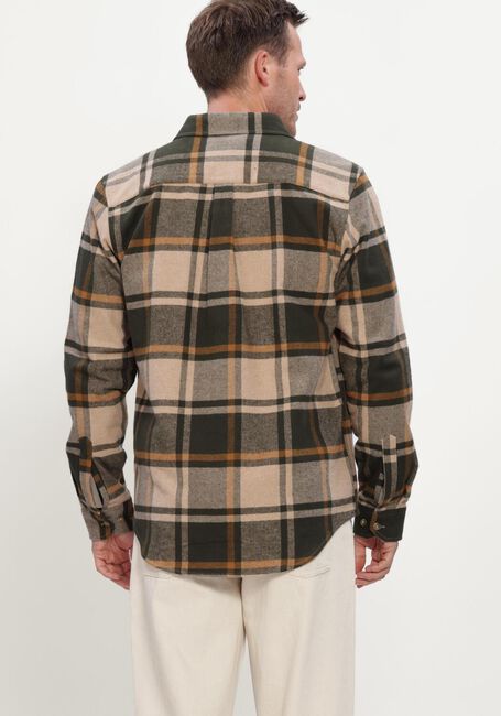 Groene LES DEUX Casual overhemd CHECK FLANNEL SHIRT - large