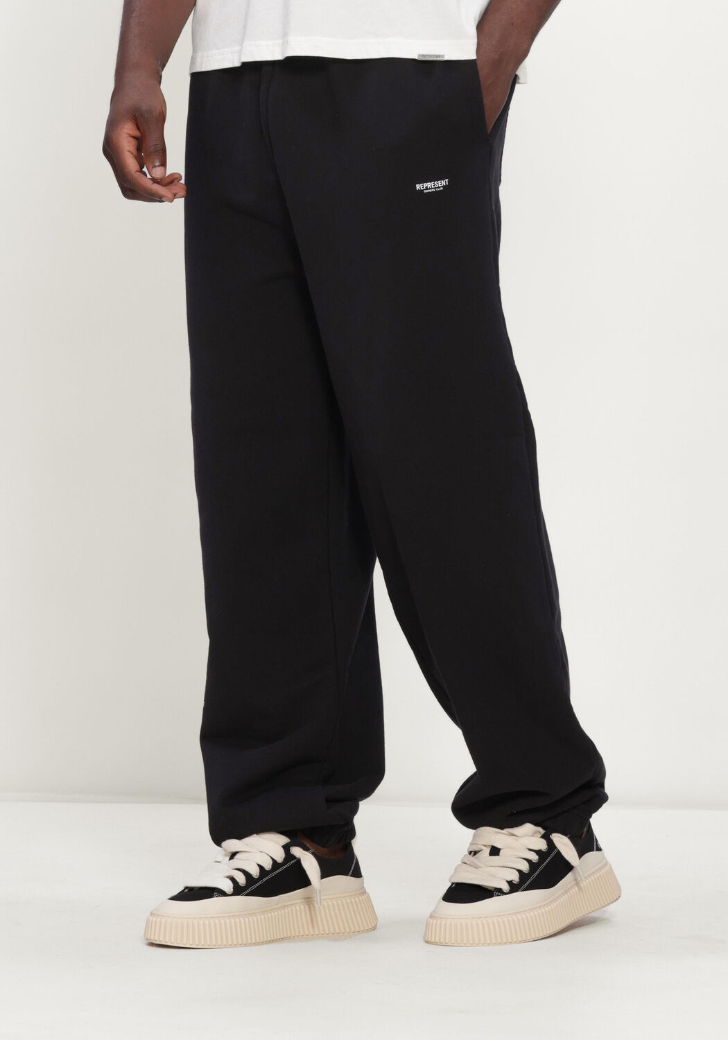 Zwarte REPRESENT Joggingbroek MICRO OWNERS CLUB SWEATPANT - large