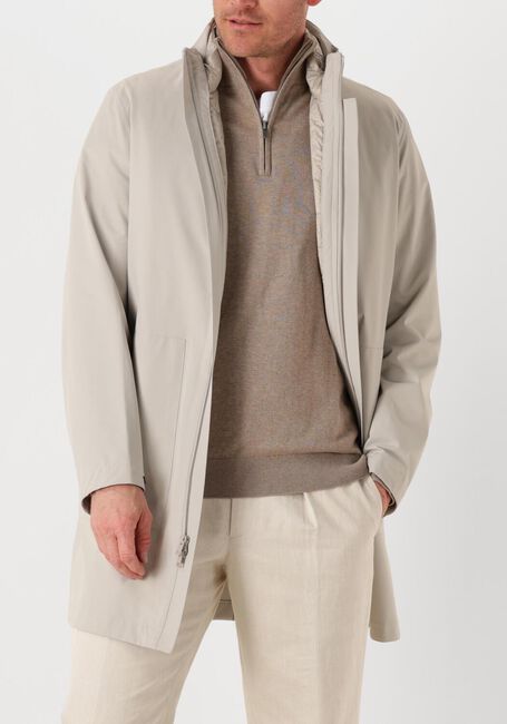 Beige WOOLRICH Jack 2 LAYER 2IN1 CARCOAT - large