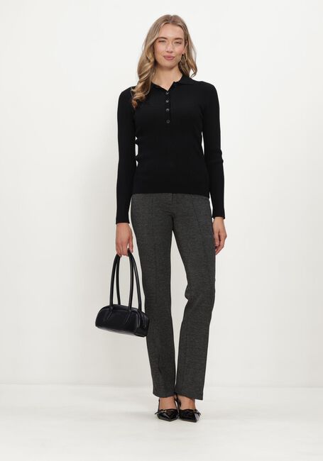 Zwarte CAMBIO Flared broek FLEUR - large