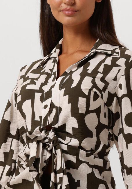 Groene DANTE6 Blouses PRINT SMOCK BLOUSE - large