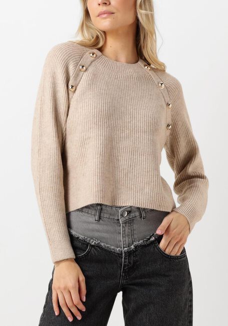 Beige CO'COUTURE Trui THE ROW OFFICER RIB KNIT - large
