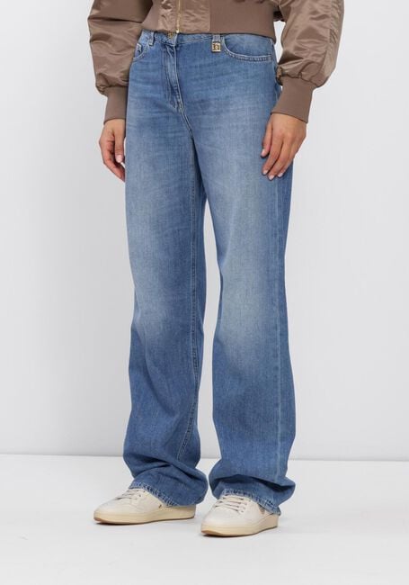 Blauwe ELISABETTA FRANCHI Wijde broek PJ21I61E2 - large