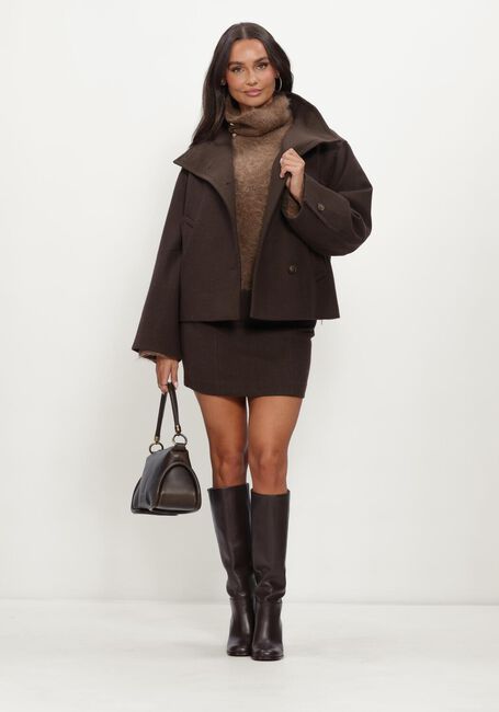 Bruine TWIST & TANGO Mantel LYCKE FUNNELNECK JACKET - large