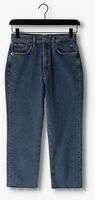 Blauwe 7 FOR ALL MANKIND Straight leg jeans LOGAN STOVEPIPE BLAZE WITH RAW CUT HEM - medium