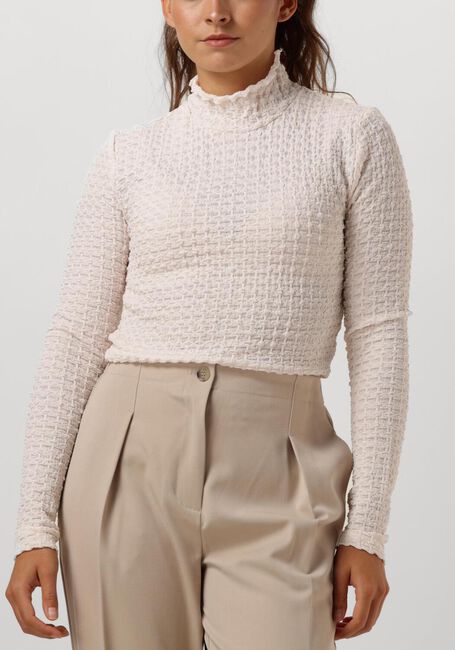 Beige DANTE6 Trui ZANE STRUCTURED LAYERING TOP - large